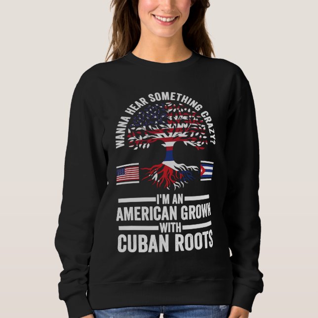 wanna hear something crazy I'm an American grown C T Shirt (Framsida)