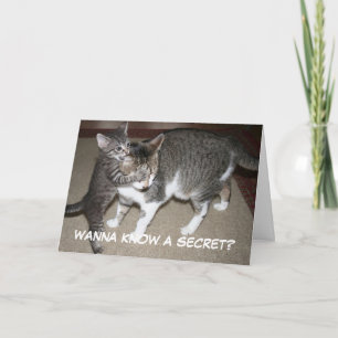 Wanna Know a Secret - Mors dag Card Kort