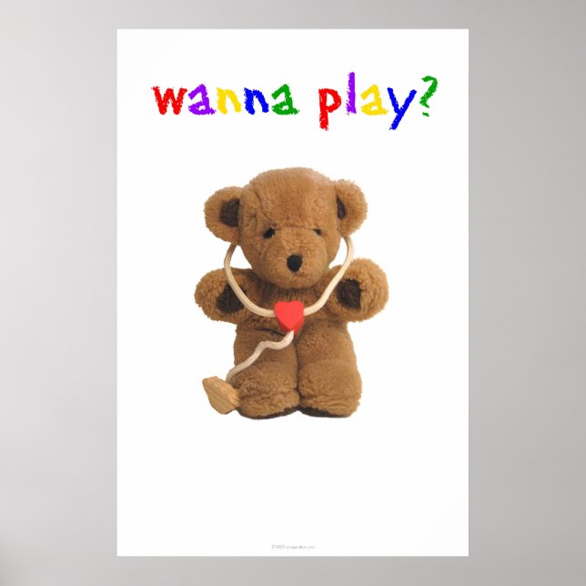 "Wanna Play?" Poster (Framsidan)