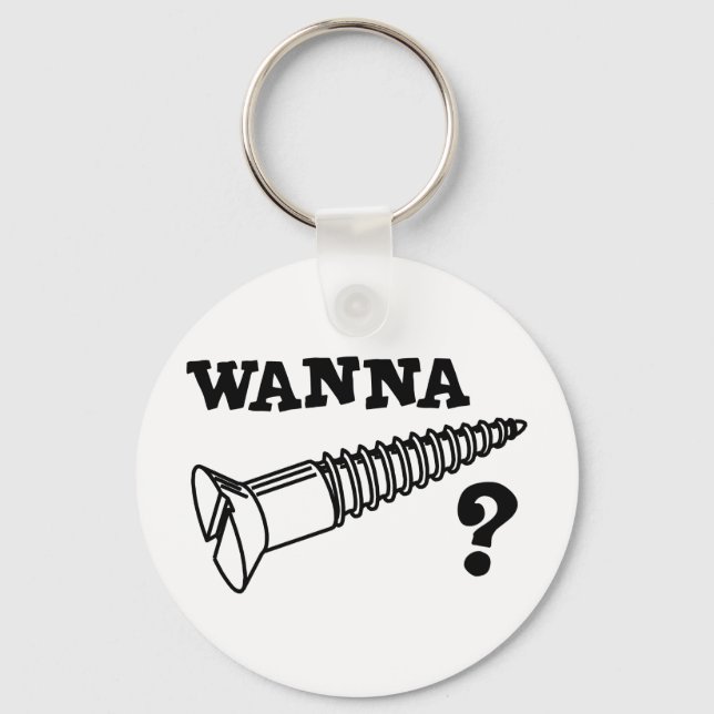 WANNA SCREW NYCKELRING (Framsida)