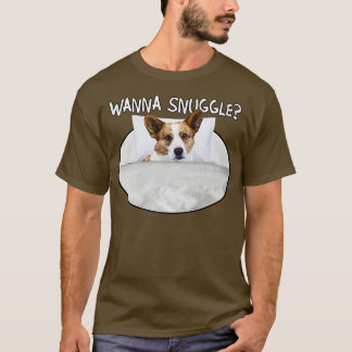 Wanna Snuggle Cardigan Welsh Corgi1405 T Shirt