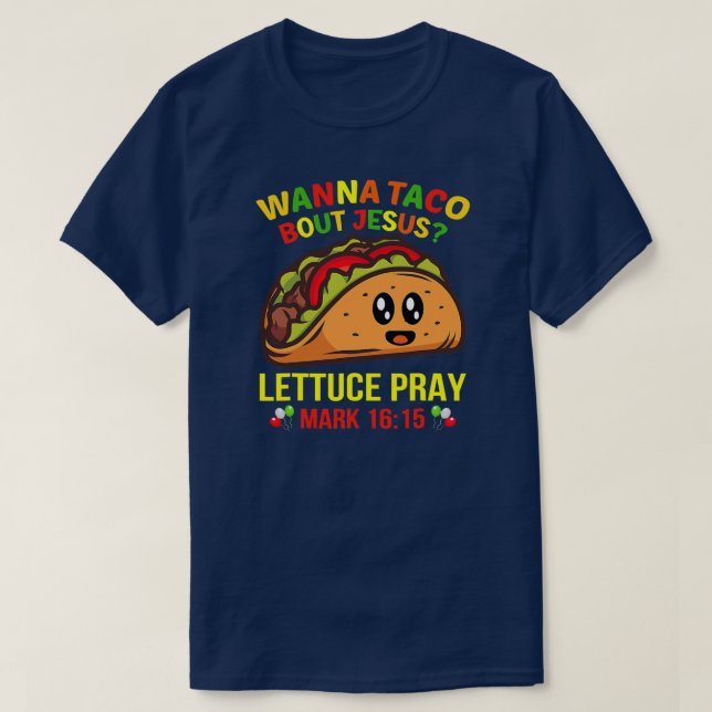 Wanna Taco Bout Jesus Cinco De Mayo Pun Women Mana T Shirt (Design framsida)