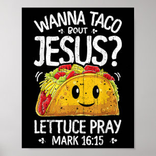 Wanna Taco Bout Jesus Cinco De Mayo Women Manar Ch Poster