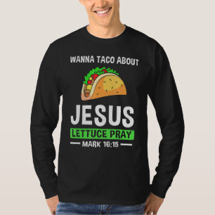 Wanna Taco Om Jesus kyrkominister Youth Pasto T Shirt