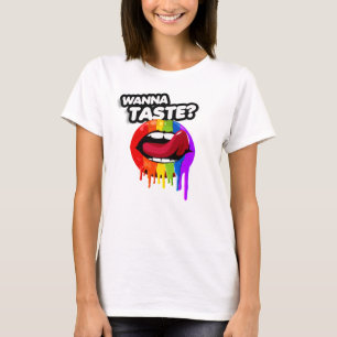 WANNA TASTE RAINBOW T SHIRT
