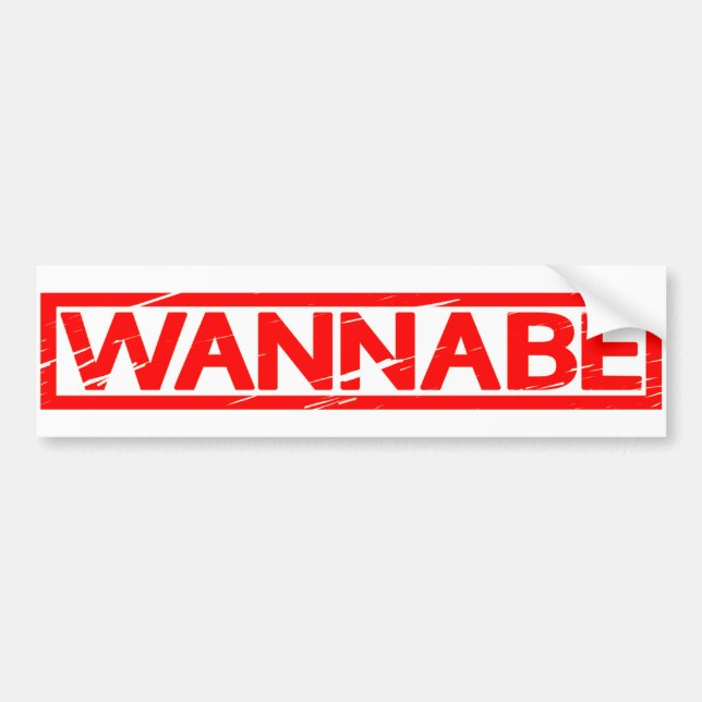 Wannabe Frimärke Bildekal (Framsidan)