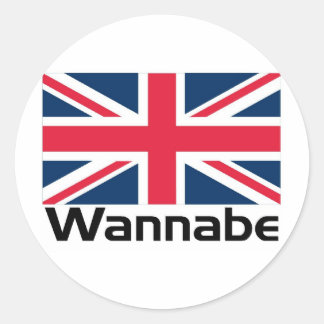 Wannabe - Storbritannien Runt Klistermärke