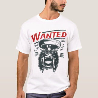 Wanted Dead Alive Reward Funny Humor Saying T Shirt