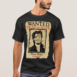 Wanted Flynn Rider Broken Nose T Shirt