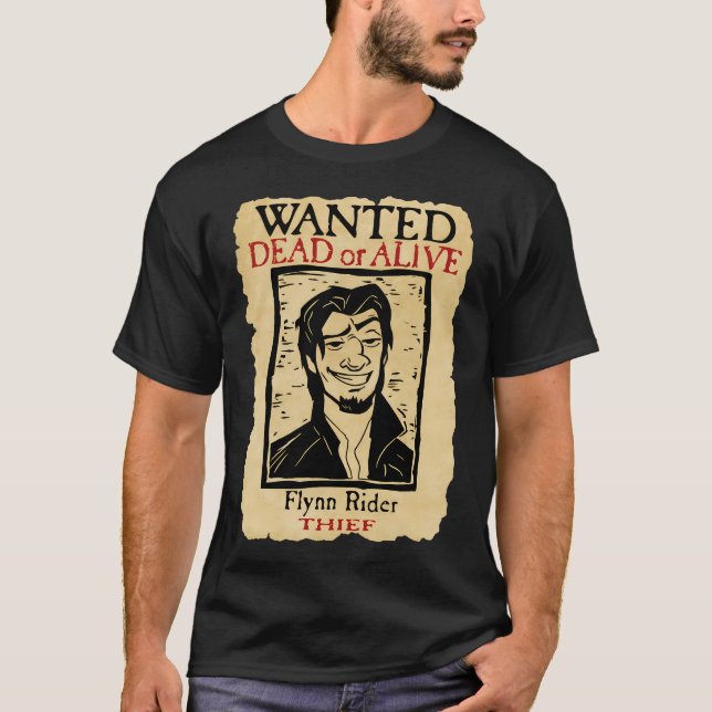 Wanted Flynn Rider Broken Nose T Shirt (Framsida)