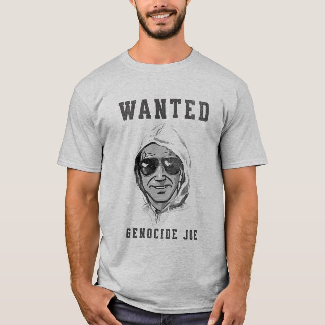 WANTED - Genocide Joe #genocidejoe T Shirt (Framsida)