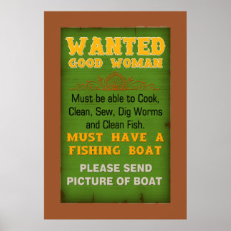 Wanted Good Woman Poster