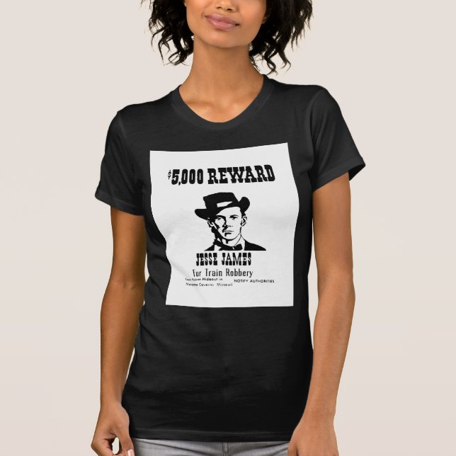 Wanted Jesse James T-shirt (Framsida)