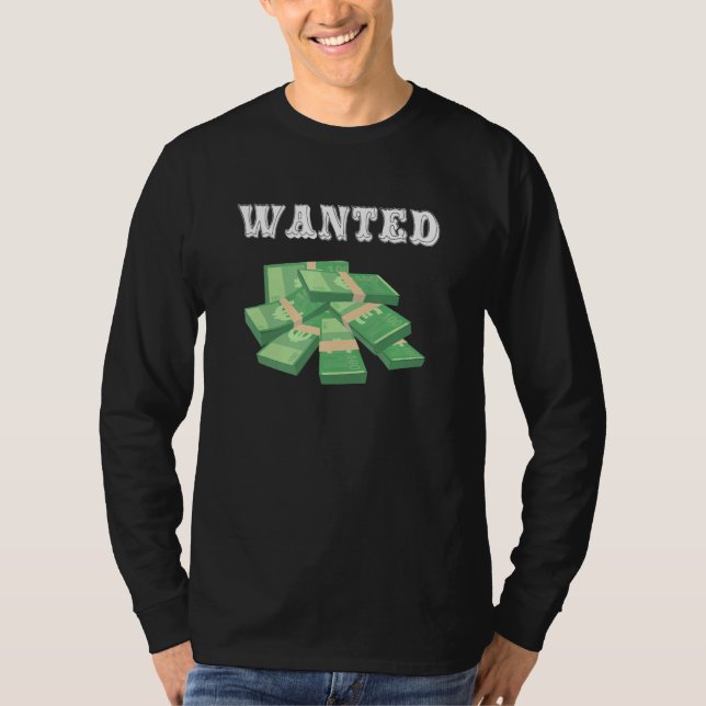 Wanted Money T Shirt (Framsida)