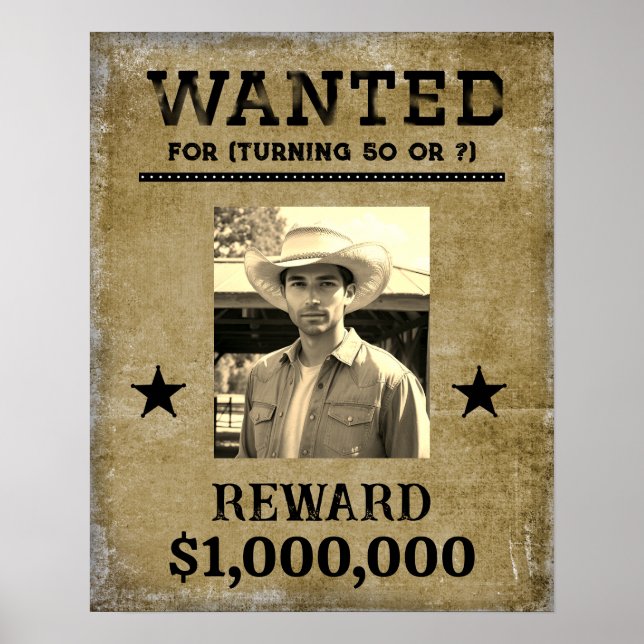 Wanted Poster - photo and you decide the "crime" (Framsidan)