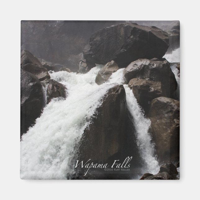 Wapama Falls Magnet (Framsidan)