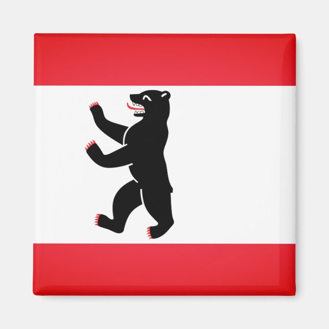  Wappen Berlins Berliner Bär Magnet (Framsidan)