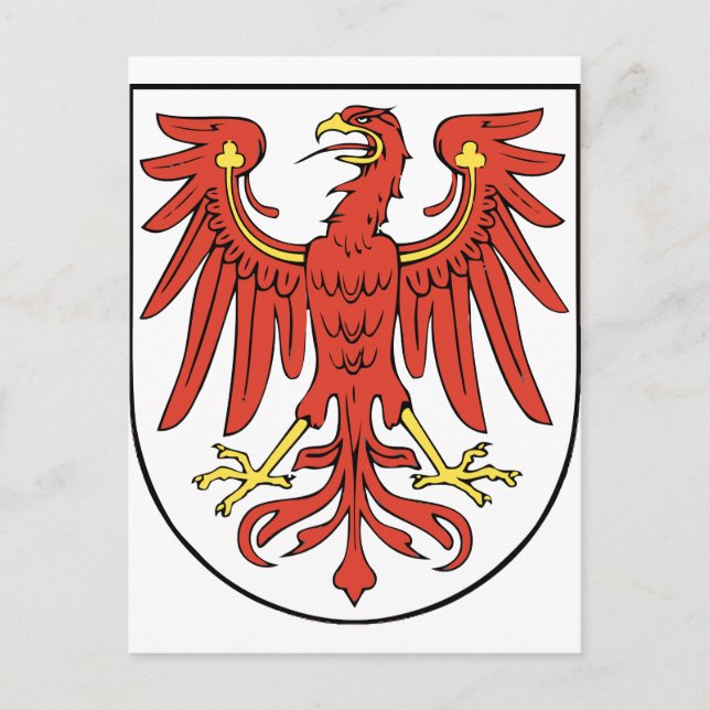 Wappen Brandenburg Vykort (Framsida)