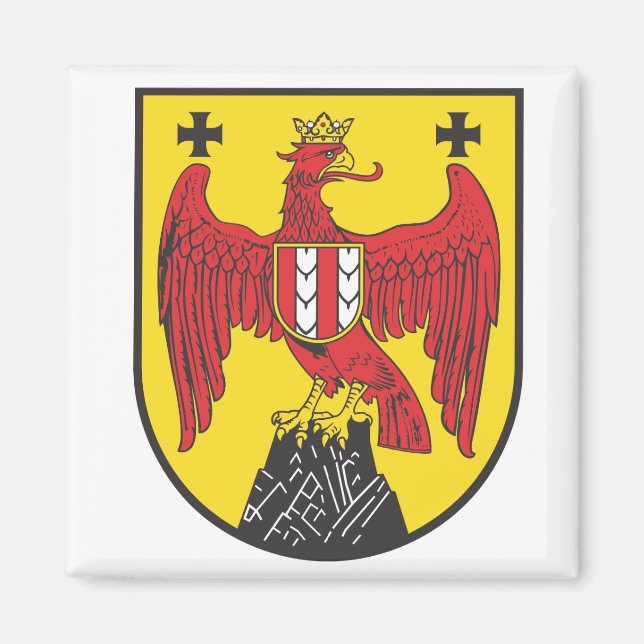 Wappen Burgenland Österreich Magnet (Framsidan)