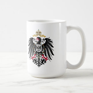 Wappen Deutsches Reich 1889 Reichsadler Kaffemugg
