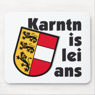 Wappen Österreich Kärnten Is lei ans Dialekt Musmatta