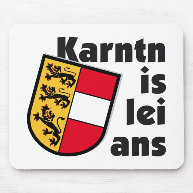 Wappen Österreich Kärnten Is lei ans Dialekt Musmatta (Framsidan)