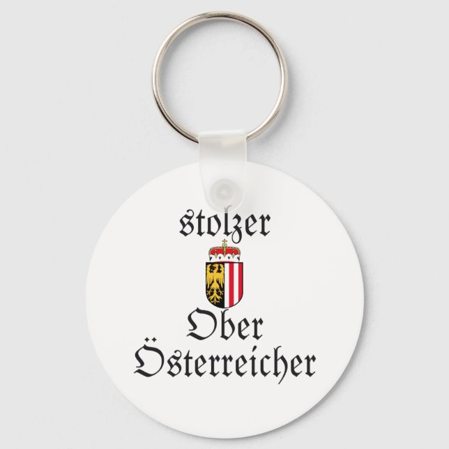 Wappen Österreich OÖ Stolzer Oberösterreicher Nyckelring (Framsida)