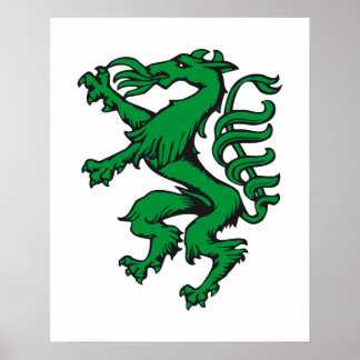 Wappen Panther Steiermark Österreich  Poster