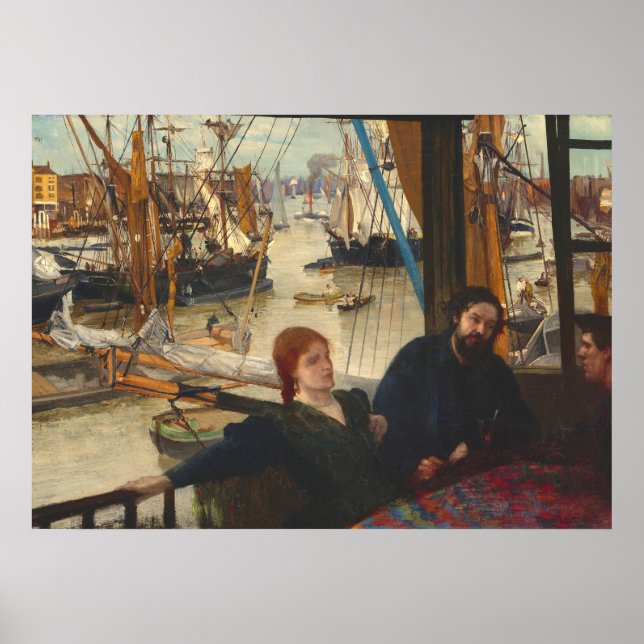 Wapping - James McNeill Whistler Fine Art Poster (Framsidan)