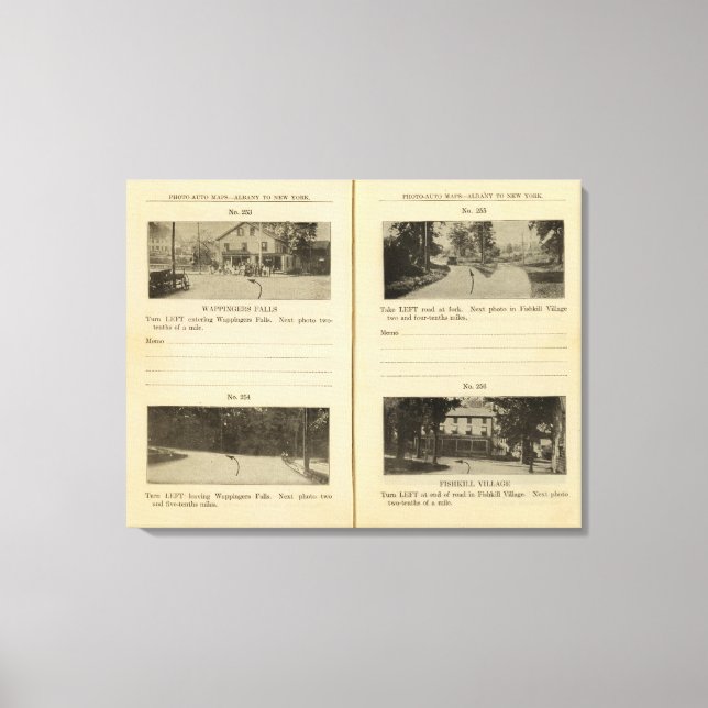 Wappingers Falls Fishkill Village Canvastryck (Framsida)