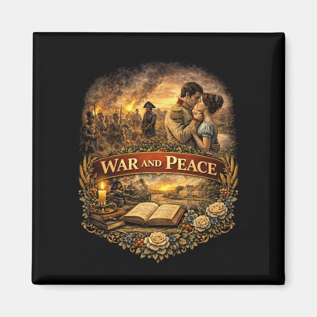 War and Peace Magnet (Framsidan)