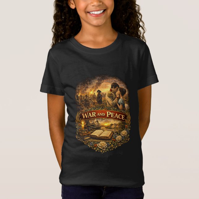 War and Peace T Shirt (Framsida)