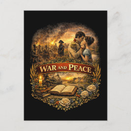 War and Peace Vykort