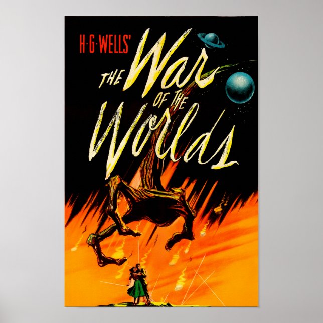 War of the Worlds 1953 Bio premiär Poster (Framsidan)