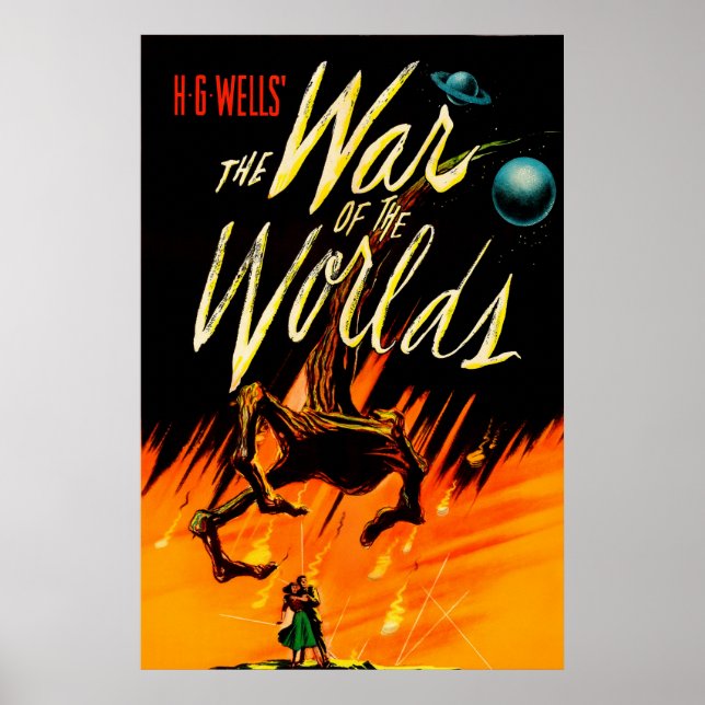 War of the Worlds 1953 Bio premiär Poster (Framsidan)