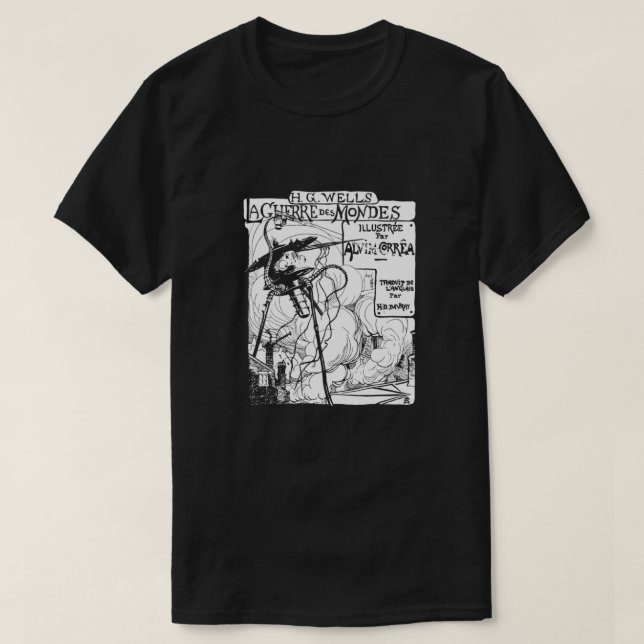 War of the Worlds, H G Wells,  Classic T Shirt (Design framsida)