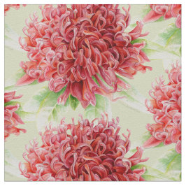 Waratah akvarell konst tyg