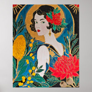 Waratah skönhet poster