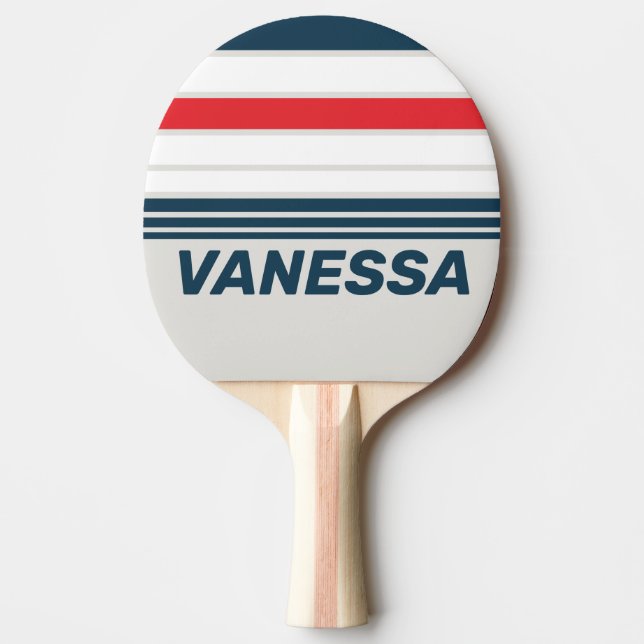 Warbird Horisontell Randning med Namn Pingisracket (Framsidan)