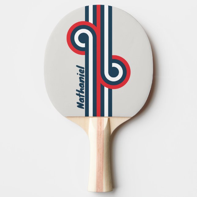 Warbird Stripe Loop med namn Pingisracket (Framsidan)