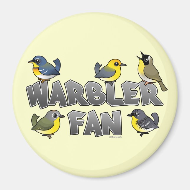 Warbler Fläkt Magnet (Framsidan)