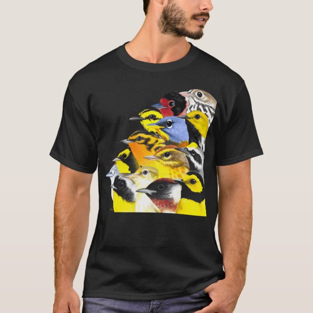 Warblers våg t shirt (Framsida)