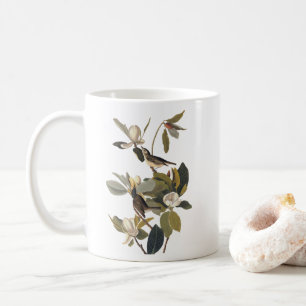 Warbling Flycatcher Kingbird Vintage Audubon Kaffemugg