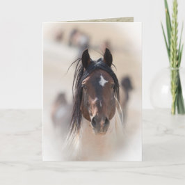 Warbonnets Pride Vild Horse Greeting Card Kort