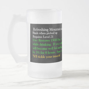 Warcraft mugg - uppfriskande bergöl