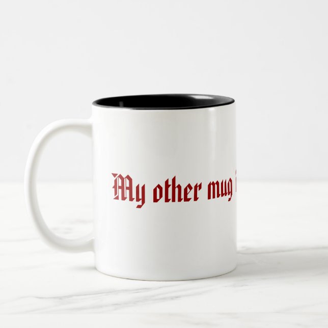 Warcraft Themed Brewfest kaffemugg (Vänster)