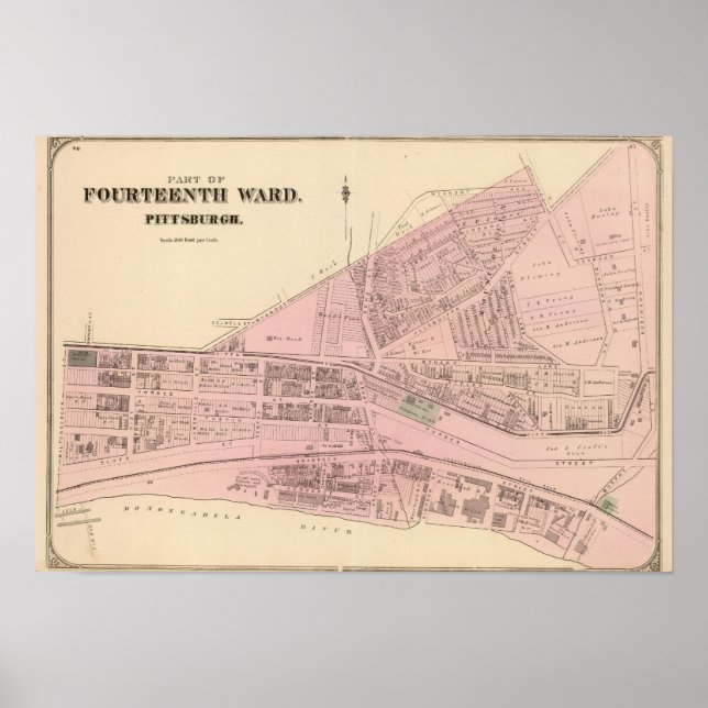 Ward 14 i Pittsburgh, Pennsyvania Poster (Framsidan)