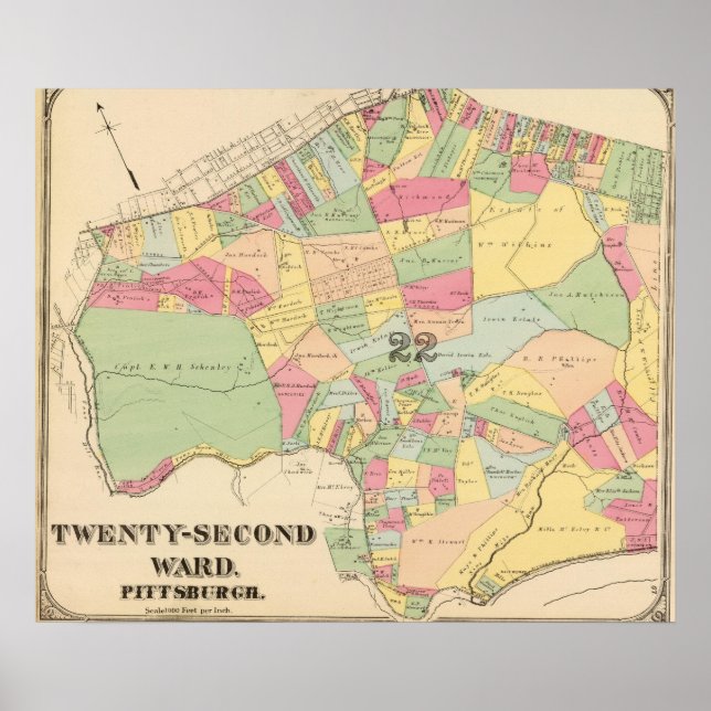 Ward 22 i Pittsburgh, Pennsyvania Poster (Framsidan)
