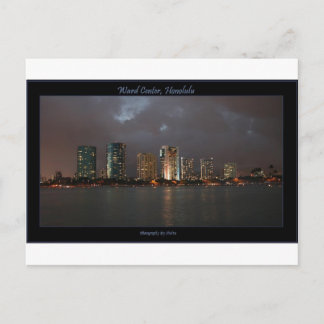Ward Center Honolulu Vykort