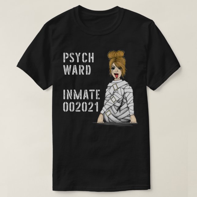 Ward Costume Inmate Jail Prisoner T Shirt (Design framsida)